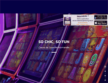 Tablet Screenshot of casino-granville.com